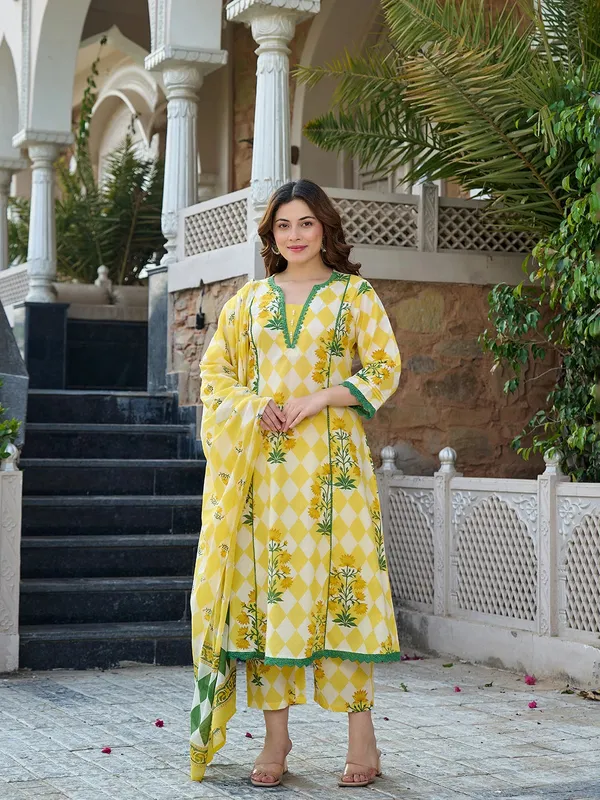 Women_Trendy_Cotton_Lemon_Printed_Kurta_With_Pant_and_Dupatta