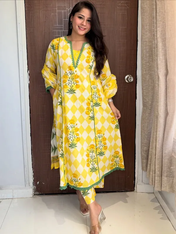 Women_Trendy_Cotton_Lemon_Printed_Kurta_With_Pant_and_Dupatta
