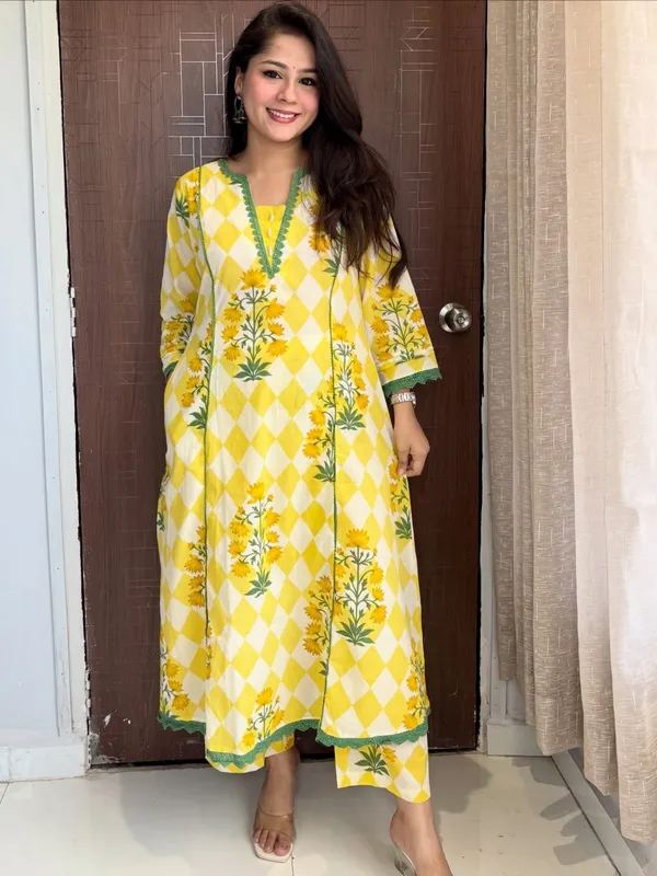 Women_Trendy_Cotton_Lemon_Printed_Kurta_With_Pant_and_Dupatta
