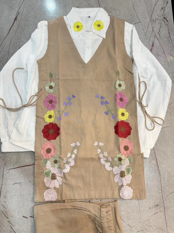 Women_Trendy_Cotton_Brown_Embriodred_Kurta_With_Pant_and_Dupatta