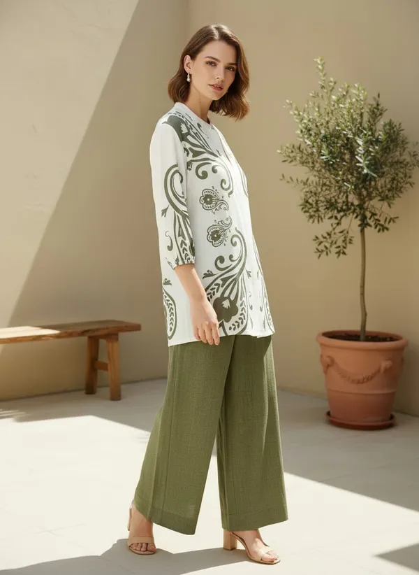 Women_Olive_Green_Rayon_Slub_Paisley_Printed_Co-ord_Set