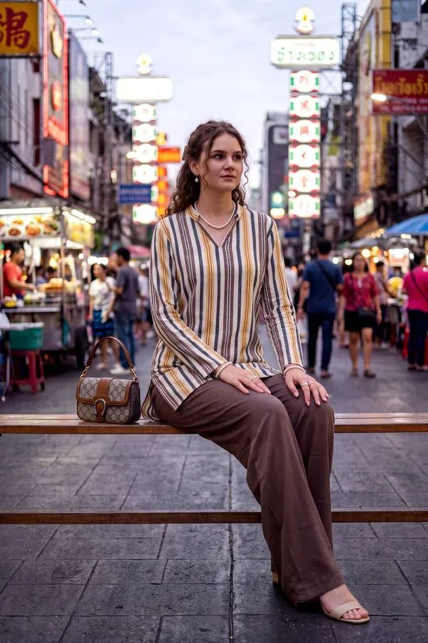 Women_Coffee_Brown_Striped_Digital_Printed_Rayon_Slub_Kurta_Palazzo_Cord_Set_with_V-Neck_Design