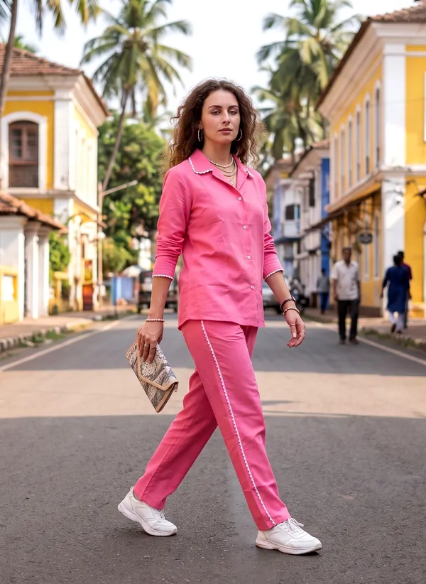 Women_Pink_Cotton_Printed_Co-ord_Set