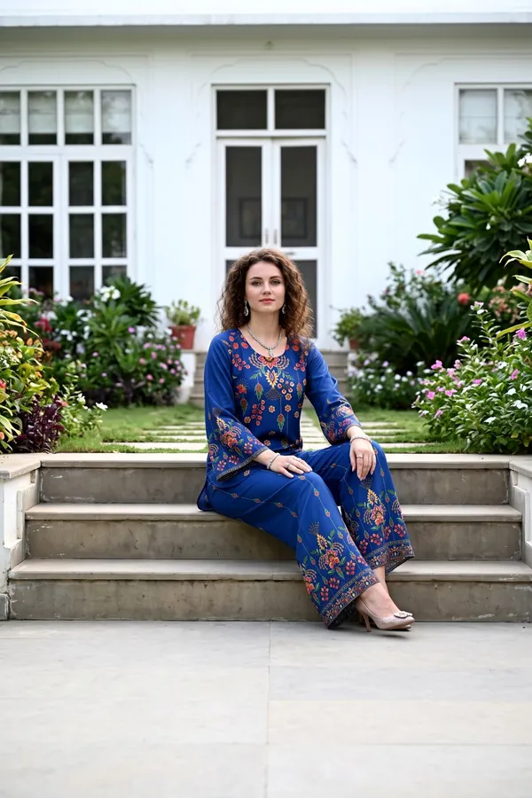 Women_Royal_Blue_Floral_Digital_Printed_Rayon_Co-Ord_Set