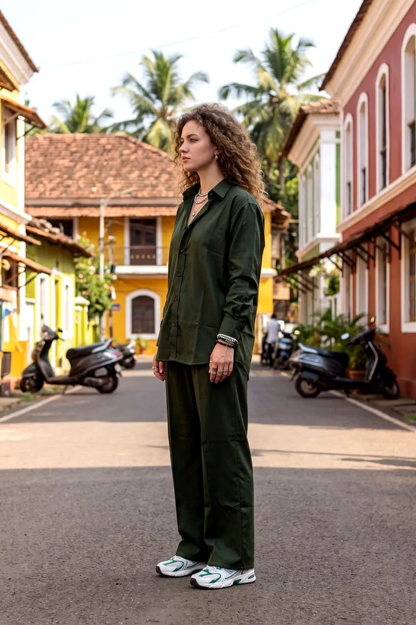 Women_Olive_Green_Cotton_Co-ord_Set