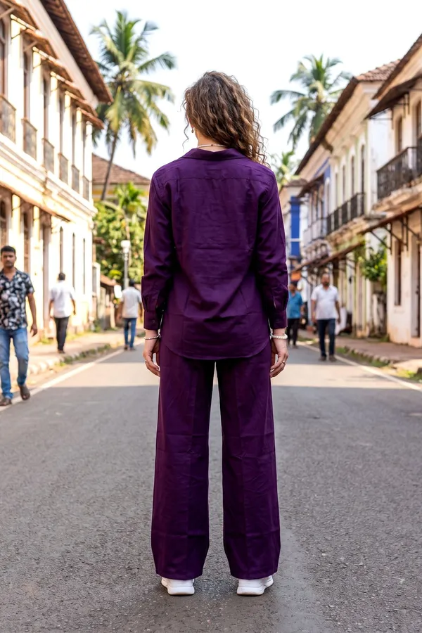 Women_Wine_Purple_Cotton_Co-ord_Set