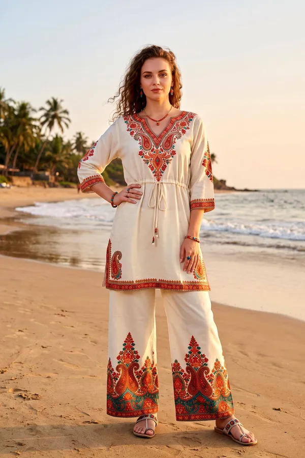 Women_Off-White_Rayon_Slub_Paisley_Printed_Co-ord_Set