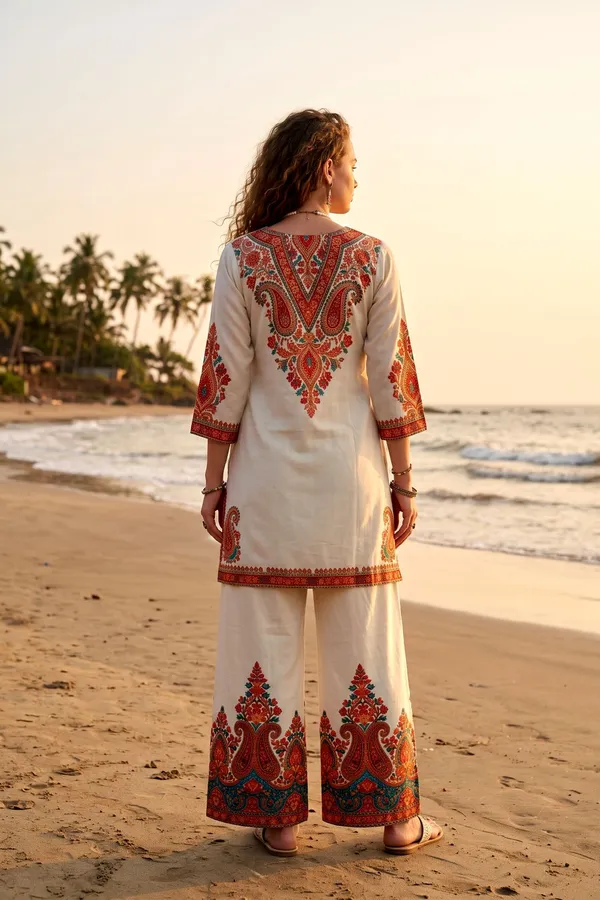 Women_Off-White_Rayon_Slub_Paisley_Printed_Co-ord_Set