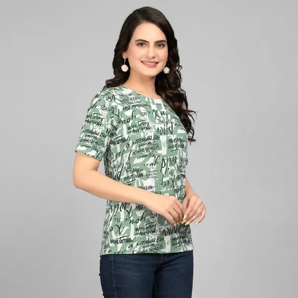Multicolor_Cotton_Blend_Printed_Round_Neck_T-Shirt_For_Women