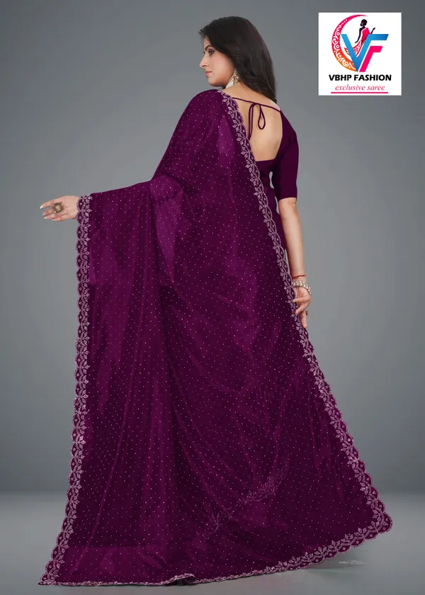 Purple_Embellished_Bollywood_Net_Saree_For_Women