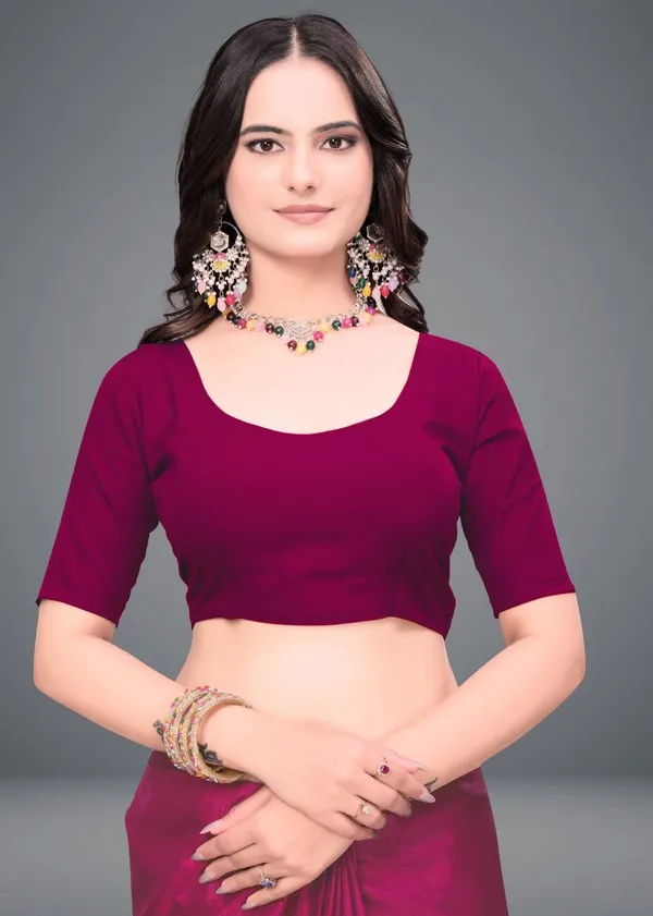 Maroon_Embroidered_Woven_Bollywood_Art_Silk_Saree_For_Women