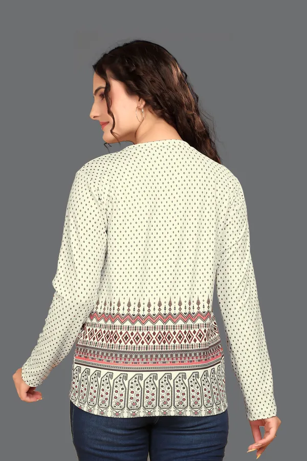 Multicolor_Cotton_Blend_Printed_Round_Neck_T-Shirt_For_Women