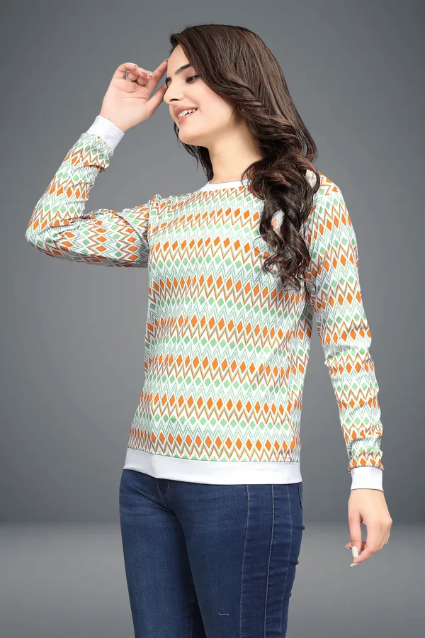 Multicolor_Cotton_Blend_Printed_T-Shirt_For_Women