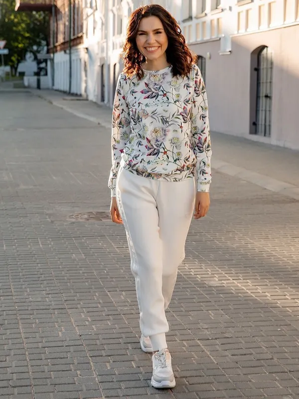 Multicolor_Cotton_Blend_Printed_T-Shirt_For_Women