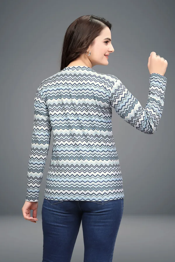 Multicolor_Cotton_Blend_Printed_T-Shirt_For_Women