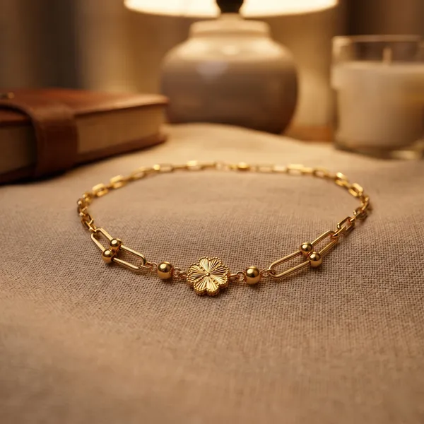 Alaia_Tarnish-Resistant_Gold_Floral_Charm_Necklace