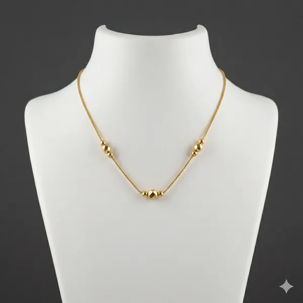 Billie__Diamond-Cut_Gold_Bead_Necklace