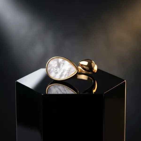 Celeste_Teardrop_Open_Ring