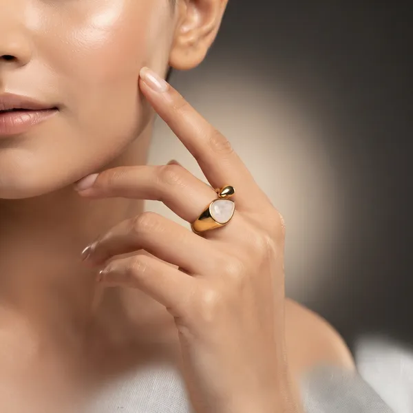 Celeste_Teardrop_Open_Ring