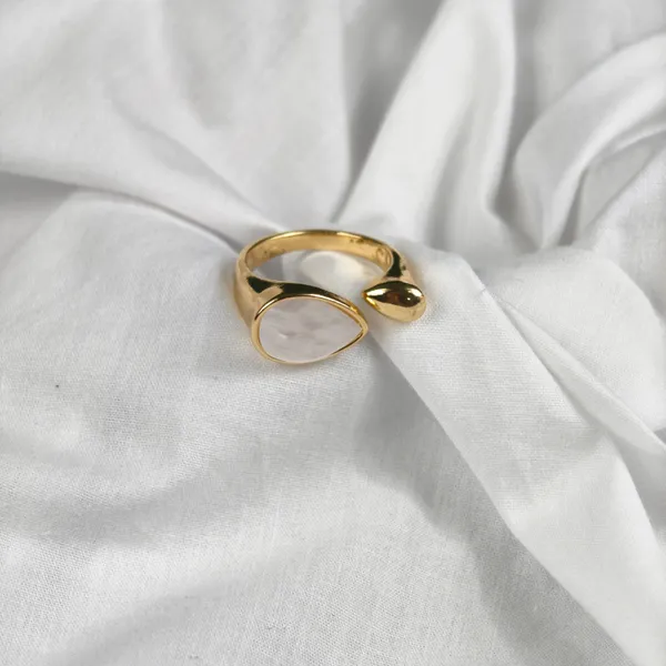 Celeste_Teardrop_Open_Ring
