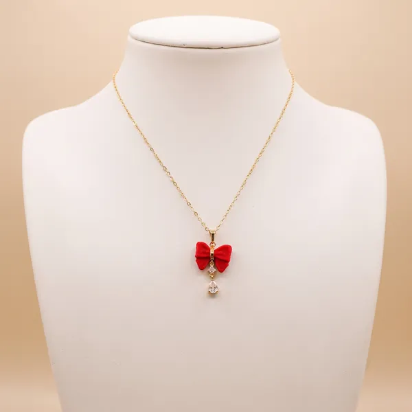 Daisy_Velvet_Ribbon_Solitaire_Bow_Necklace