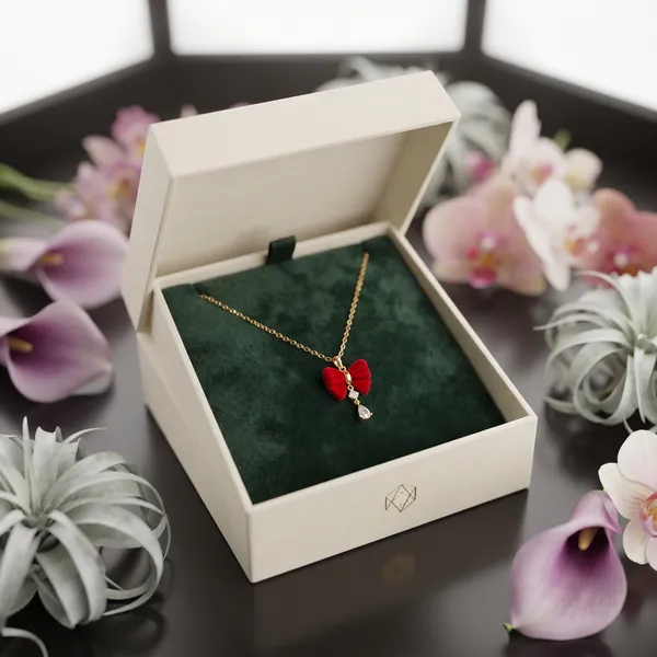 Daisy_Velvet_Ribbon_Solitaire_Bow_Necklace