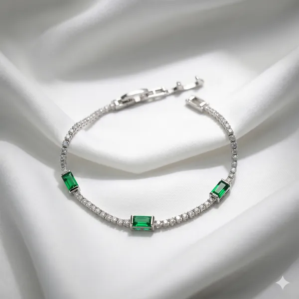 Dorothy_White_Gold_Tone_Anti-Tarnish_Emerald_Tennis_Bracelet