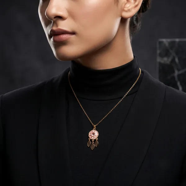 Ethereal_Dreamcatcher_Leaf_Necklace