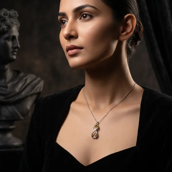 Faith_Embrace_Two-Tone_Couple_Pendant_Necklace