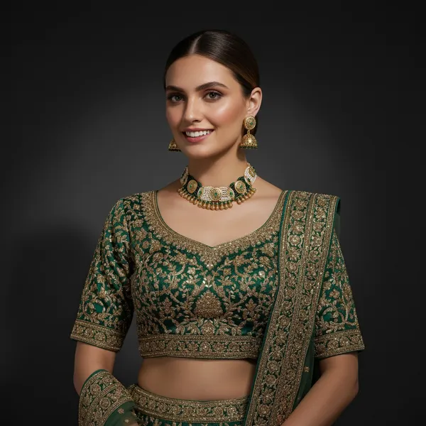 Heer_1Gm_Gold_Plated_Choker_Set