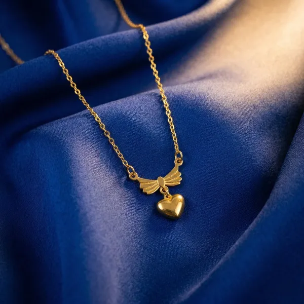 Lacey_Bow_&_Heart_Necklace