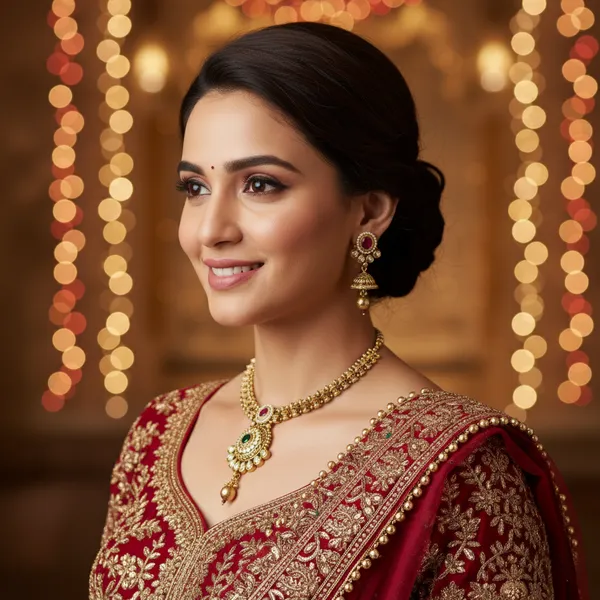 Svarnachakra_1Gm_Gold_Plated_Necklace_set