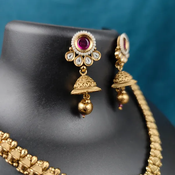 Svarnachakra_1Gm_Gold_Plated_Necklace_set