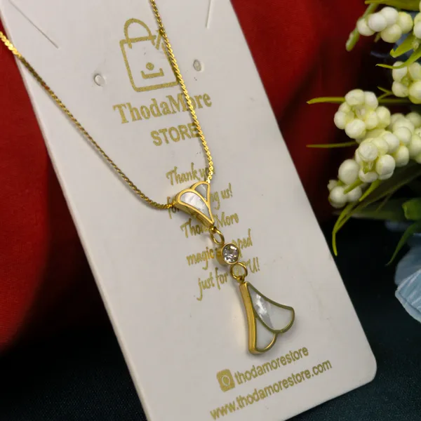 Emily_"Graceful_Petal"_Fan_Drop_Necklace