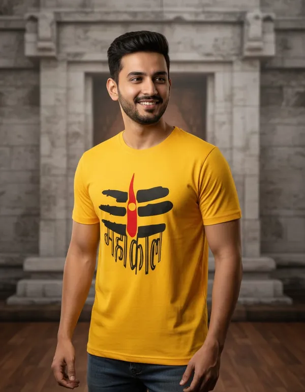 Mahakal_T-Shirt_YELLOW