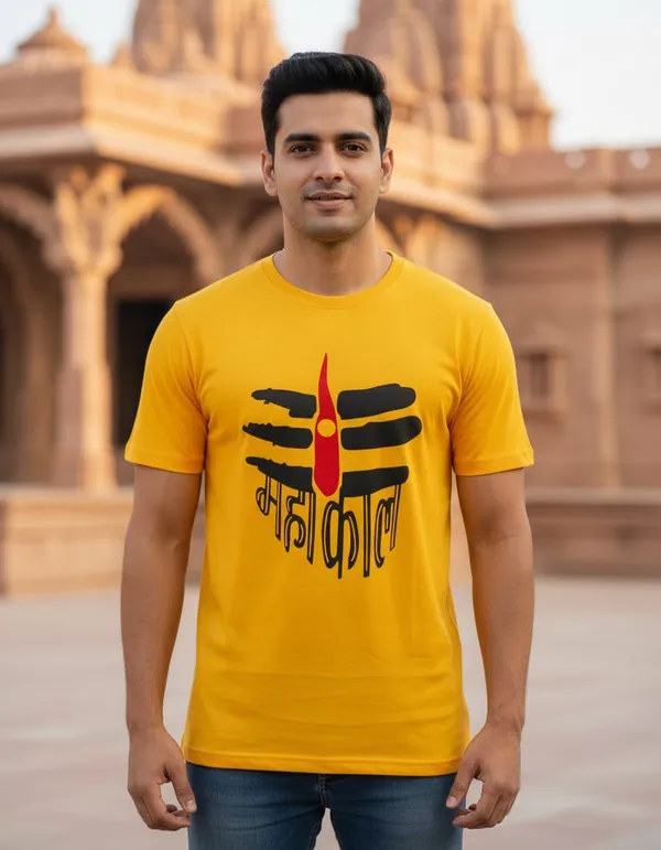 Mahakal_T-Shirt_YELLOW