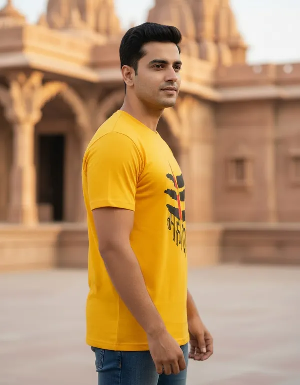 Mahakal_T-Shirt_YELLOW