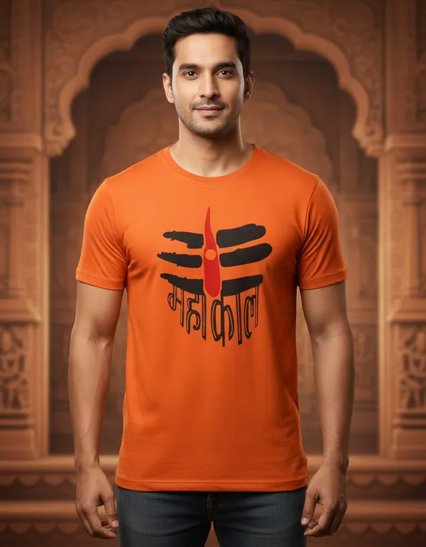 Mahakal_T-Shirt_ORANGE