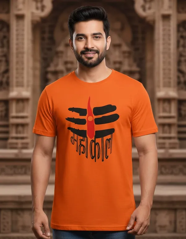 Mahakal_T-Shirt_ORANGE