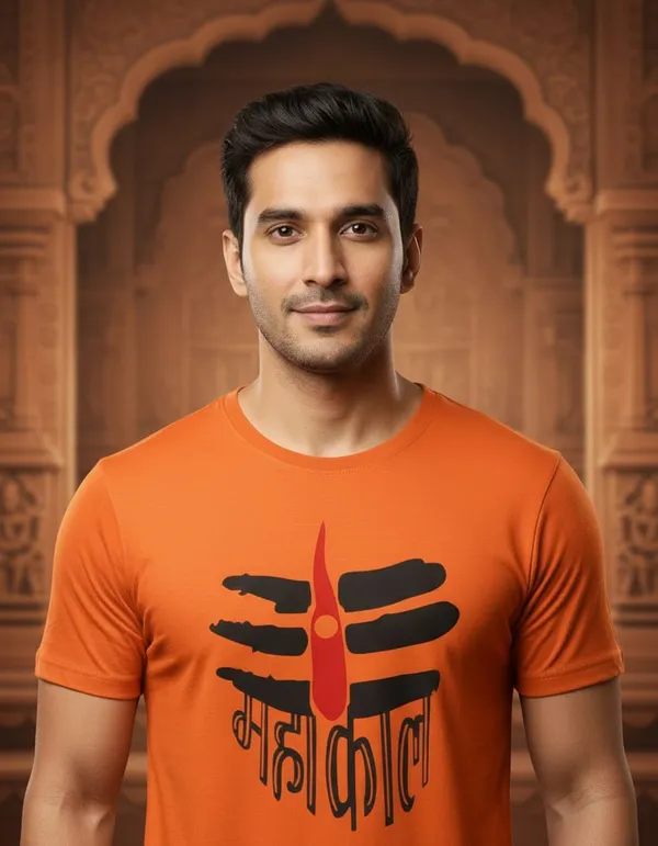 Mahakal_T-Shirt_ORANGE