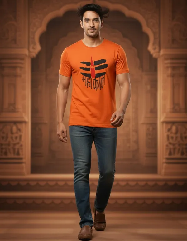 Mahakal_T-Shirt_ORANGE
