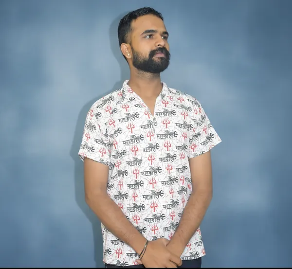 White_Pure_Cotton_Mahakal_Kurta_For_Men