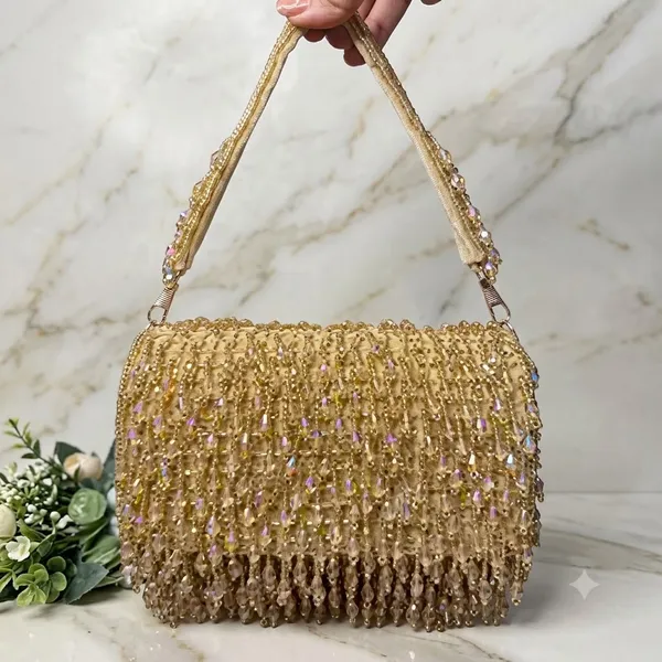 Gold_Crystal_Tassel_Clutch
