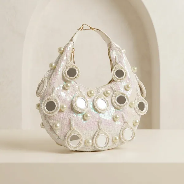 White_Mirror_Flaunt_Bag_White