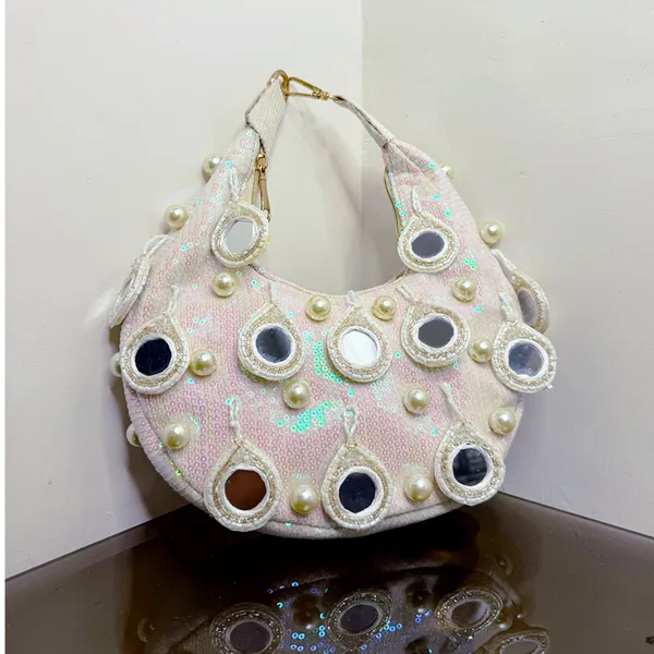 White_Mirror_Flaunt_Bag_White