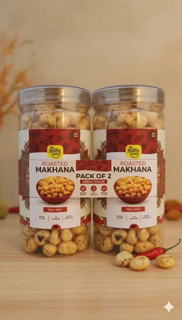 Tikha_Spicy_|_Premium_Roasted_Makhana_Jar_75g_|_Healthy_Snacks_|_Low_Calorie,_Vegan,_Spicy_&_Tasty_(Pack_Of_2)
