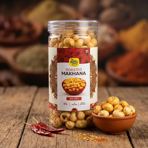 Tikha_Spicy_|_Premium_Roasted_Makhana_Jar_75g_|_Healthy_Snacks_|_Low_Calorie,_Vegan,_Spicy_&_Tasty_(Pack_Of_2)