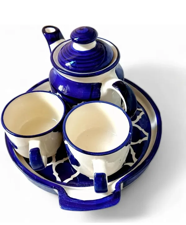Blue_Hand_Painted_Kitchenware_Ceramic_Tea_Kettle_Set_Morning_Tea_Set_1_Kettle_600Ml_1_Tray_Tea_Cup_2_Piece_180Ml