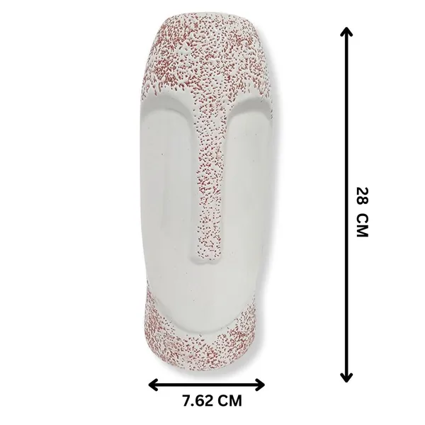 White_Face_Flower_Vase_With_Texture_Finish_Superior_Textured_Flower_Vase_For_Office_Or_Home_Decor