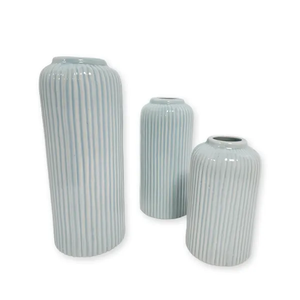 Beige_Handcrafted_Ceramic_Garari_Flower_Vase_Set